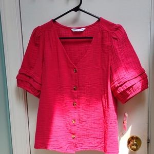 Maternity Shirt short sleeve, Medium NWT